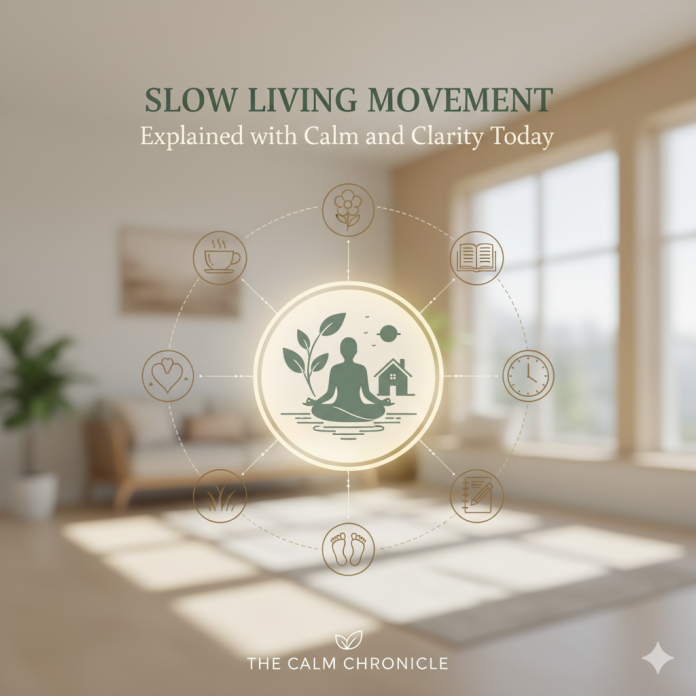 Slow Living Movement Explained with Calm and Clarity Today.